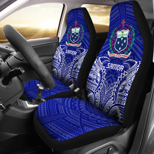 Samoa Car Seat Covers Samoa Coat Of Arms Premium A7