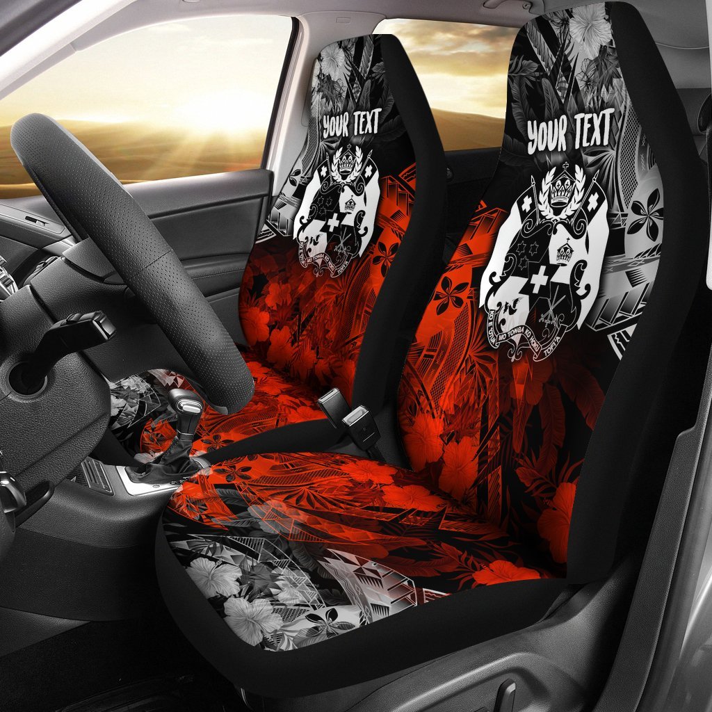 Tonga Polynesian Personalised Car Seat Cover Vintage Polynesian Style