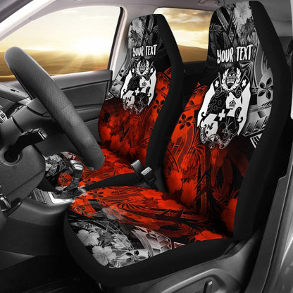 Tonga Polynesian Personalised Car Seat Cover Vintage Polynesian Style