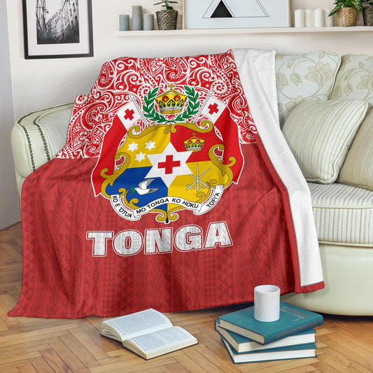 Tonga Premium Blanket Polynesian Design