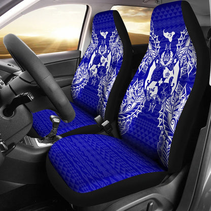Tonga Car Seat Cover Tonga Coat Of Arms Map Blue