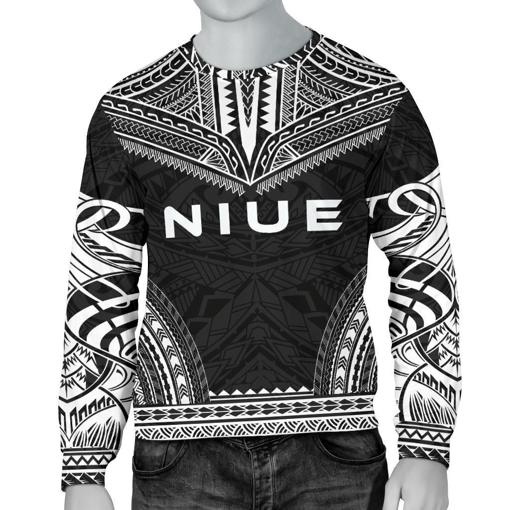 Niue Sweater Polynesian Chief Black Version