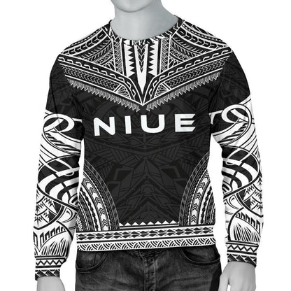 Niue Sweater Polynesian Chief Black Version