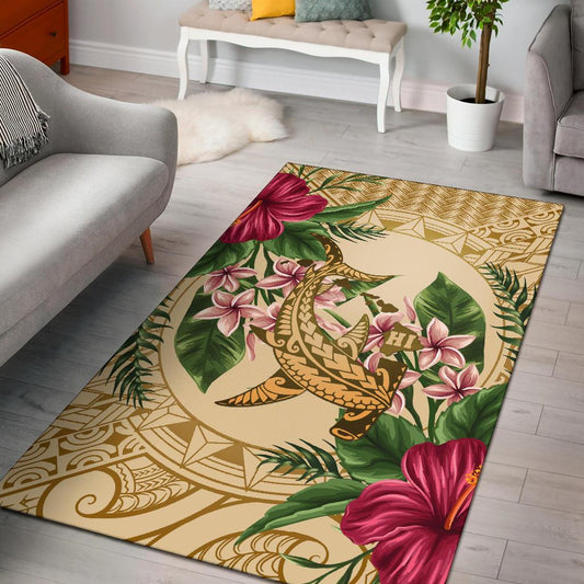 hawaii Rug Hammerhead Shark Rug Strong Pattern Hibiscus Plumeria AH