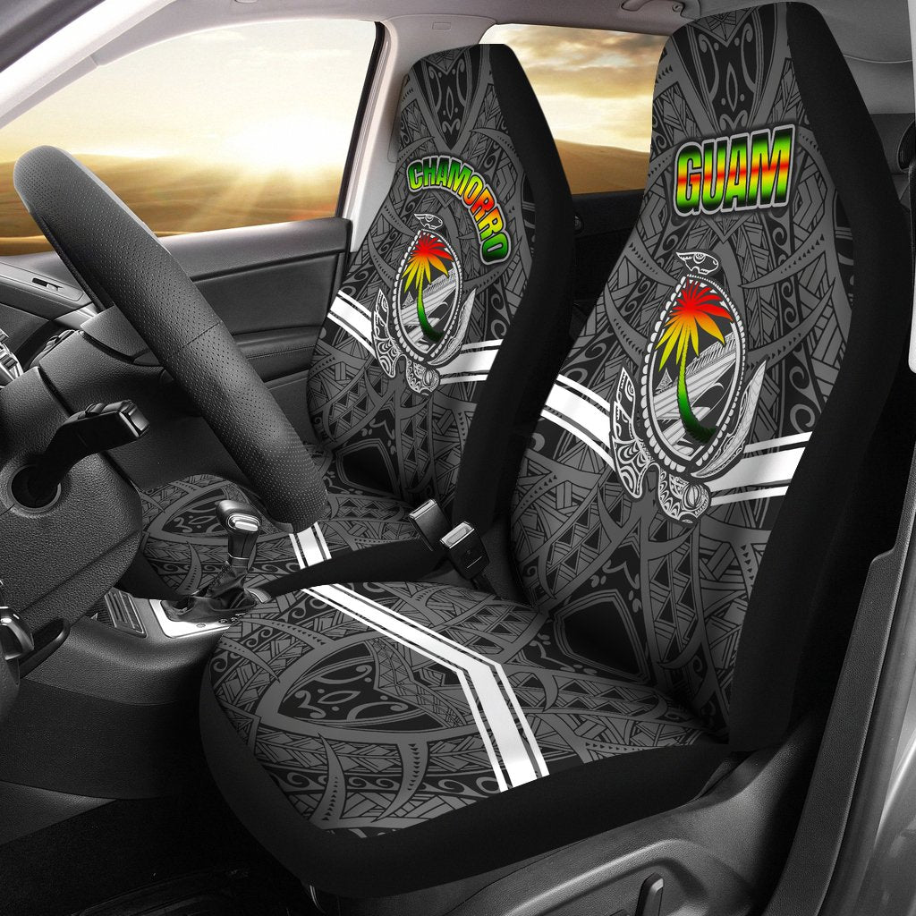 Guam Car Seat Covers Turtle Guam Seal Chamorro