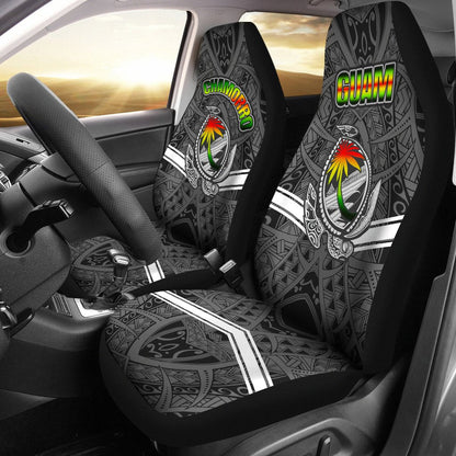 Guam Car Seat Covers Turtle Guam Seal Chamorro