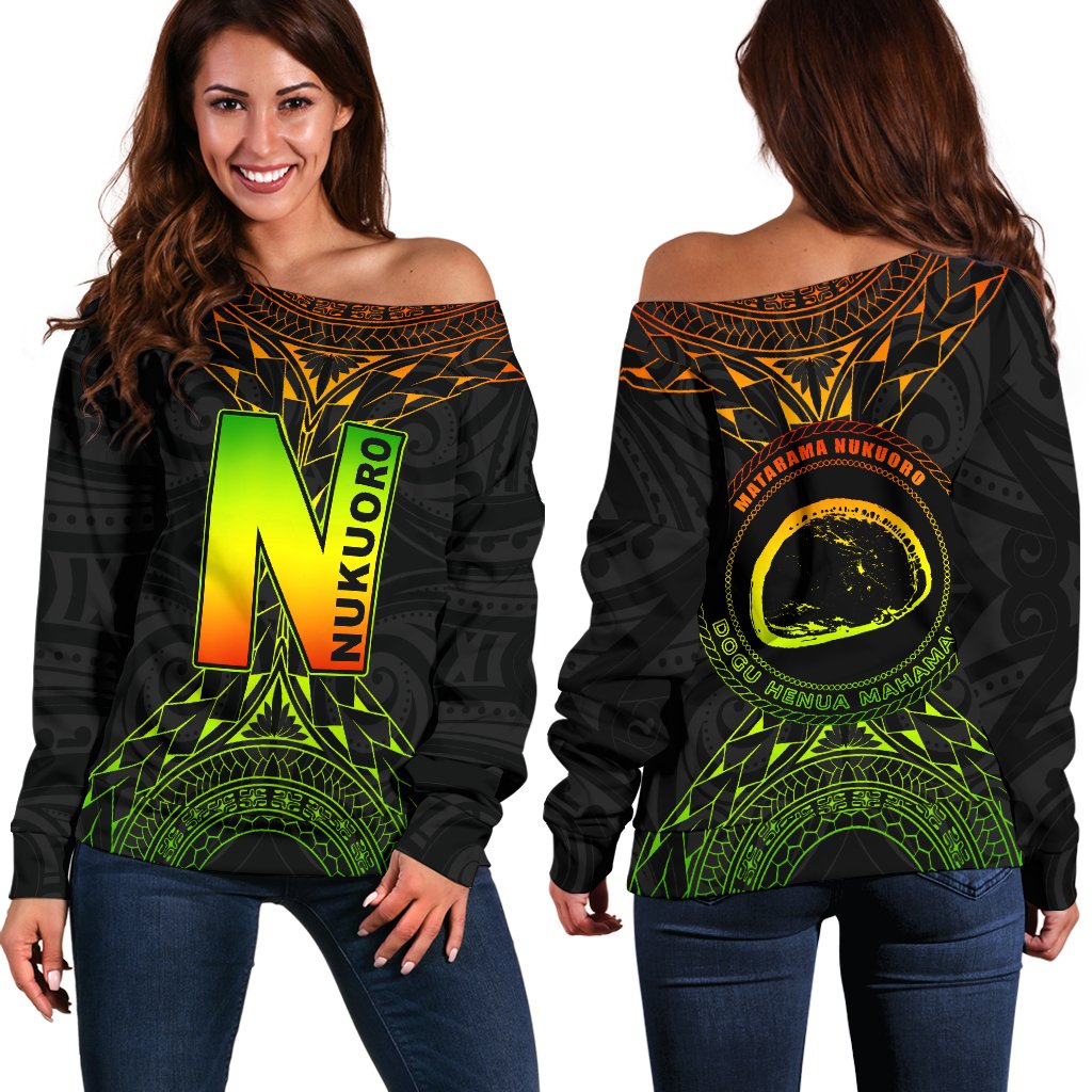 Nukuoro Atoll Women's Off Shoulder Sweater