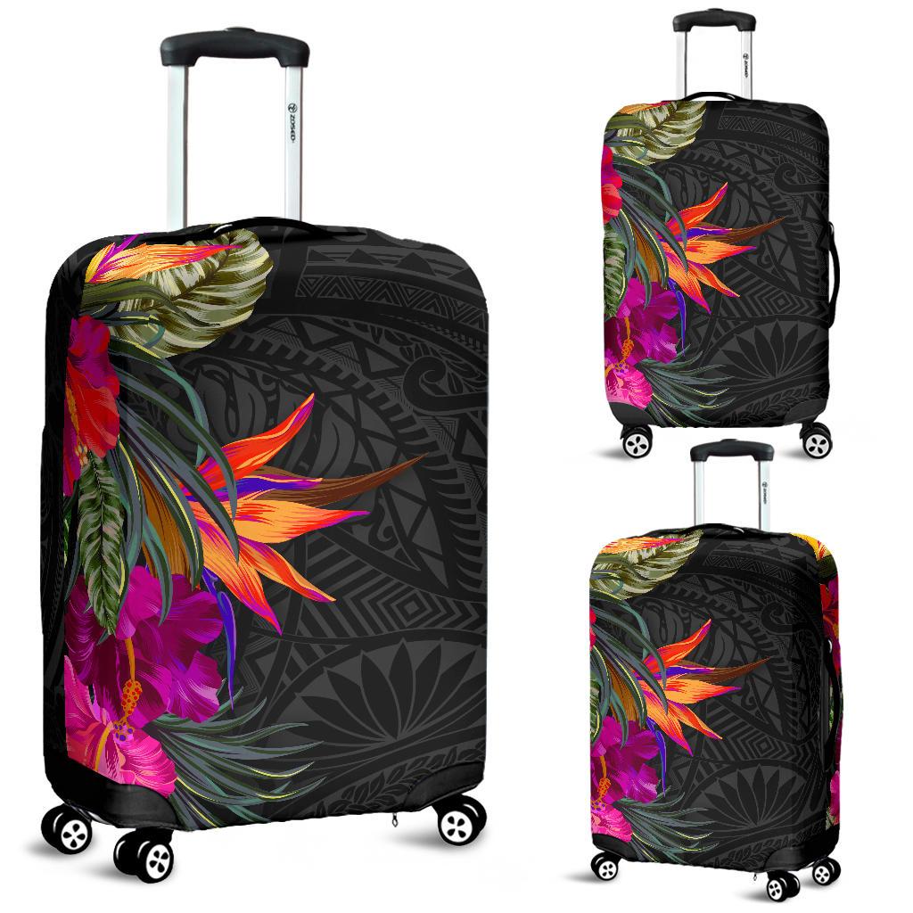Polynesian Luggage Covers Hibiscus Pattern