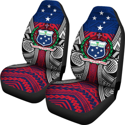 Samoa Car Seat Covers Samoa Flag Coat Of Arms A0