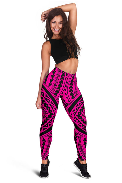 Polynesian Tradition Pink Hawaii Women's Legging AH
