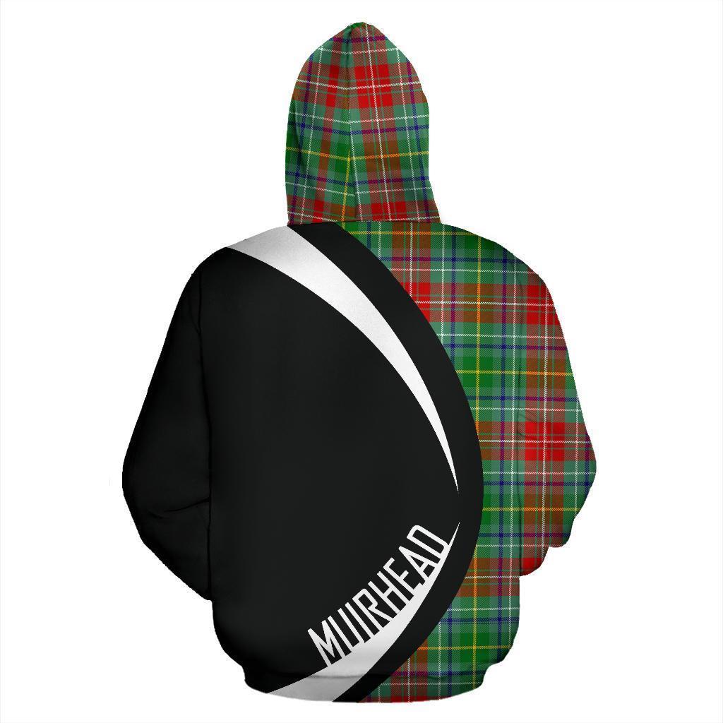Printivon Muirhead Tartan Crest Hoodie Circle Style
