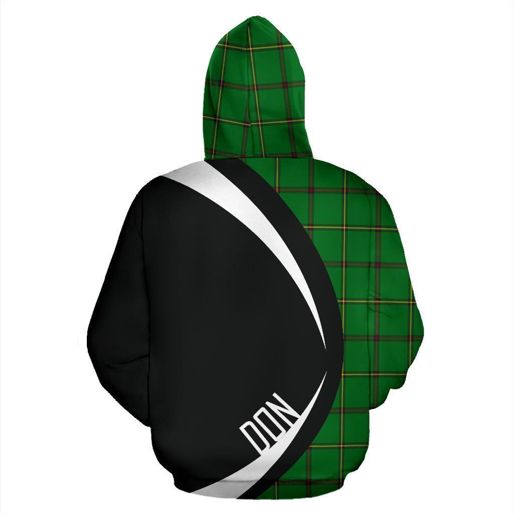 Printivon Don Tribe Of Mar Tartan Crest Hoodie Circle Style
