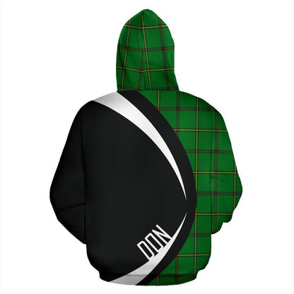 Printivon Don Tribe Of Mar Tartan Crest Hoodie Circle Style