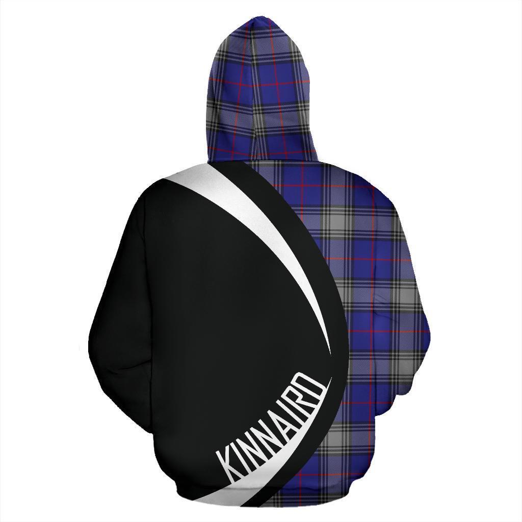 Printivon Kinnaird Tartan Crest Hoodie Circle Style
