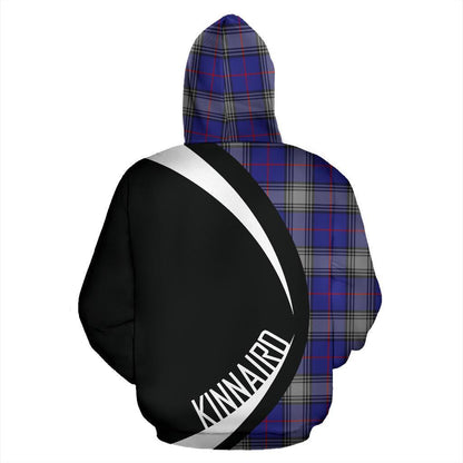 Printivon Kinnaird Tartan Crest Hoodie Circle Style