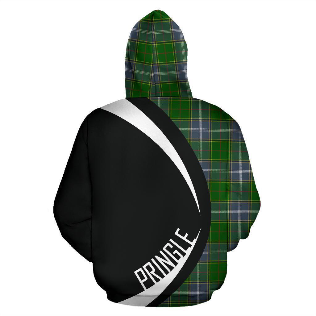 Printivon Pringle Tartan Crest Hoodie Circle Style