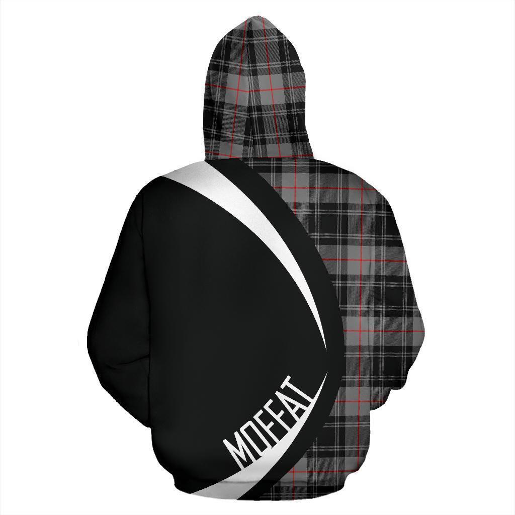 Printivon Moffat Modern Tartan Crest Hoodie Circle Style