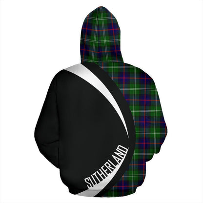 Printivon Strange Of Balkaskie Tartan Crest Hoodie Circle Style