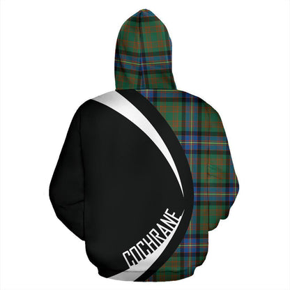 Printivon Cochrane Ancient Tartan Crest Hoodie Circle Style