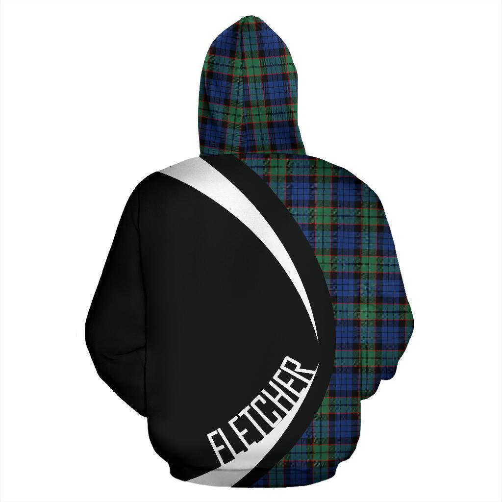 Printivon Fletcher Ancient Tartan Crest Hoodie Circle Style