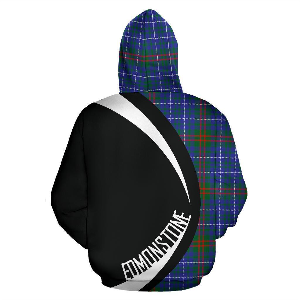 Printivon Edmonstone Tartan Crest Hoodie Circle Style