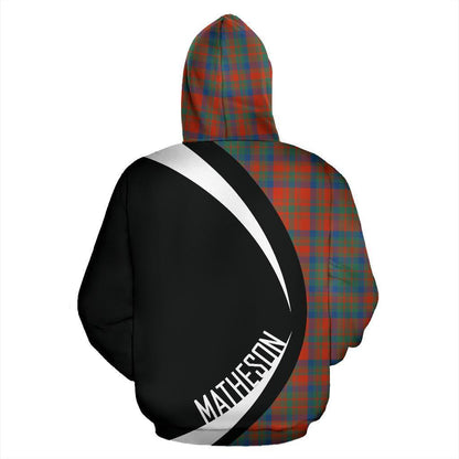 Printivon Matheson Ancient Tartan Crest Hoodie Circle Style