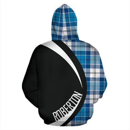 Printivon Roberton Tartan Crest Hoodie Circle Style