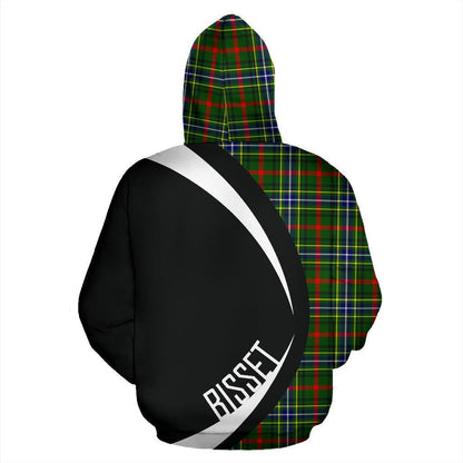 Printivon Bisset Tartan Crest Hoodie Circle Style