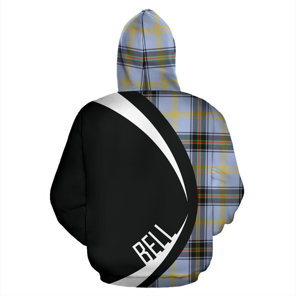 Printivon Bell Of The Borders Tartan Crest Hoodie Circle Style