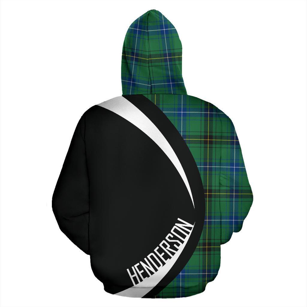 Printivon Henderson Mackendrick Ancient Tartan Crest Hoodie Circle Style