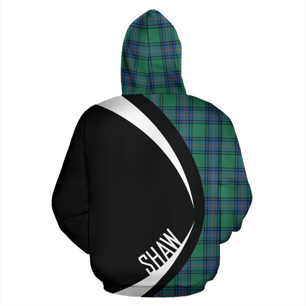 Printivon Shaw Ancient Tartan Crest Hoodie Circle Style