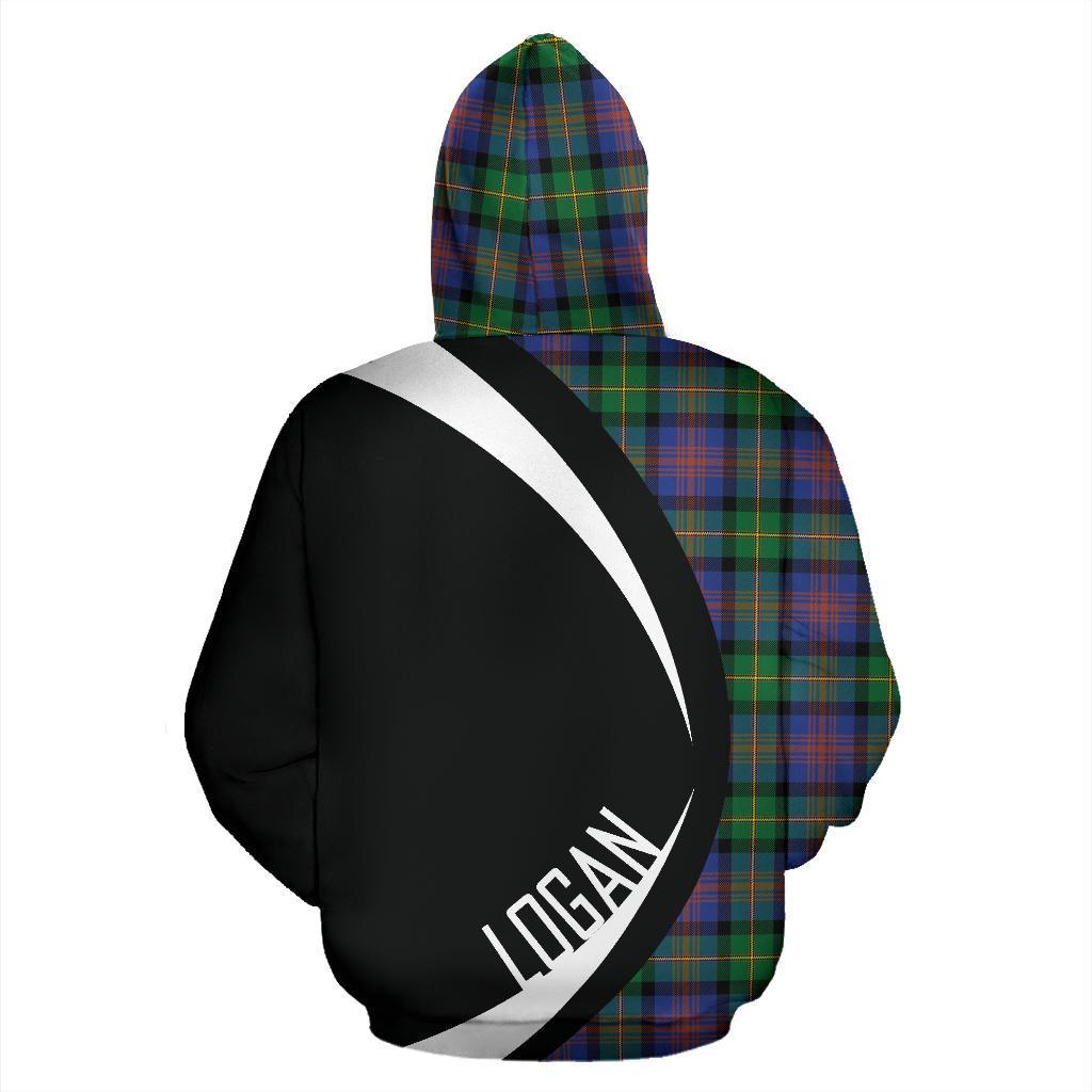 Printivon Logan Ancient Tartan Crest Hoodie Circle Style