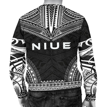 Niue Sweater Polynesian Chief Black Version