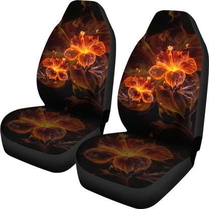 Hawaii Hibiscus Fire Car Seat Covers