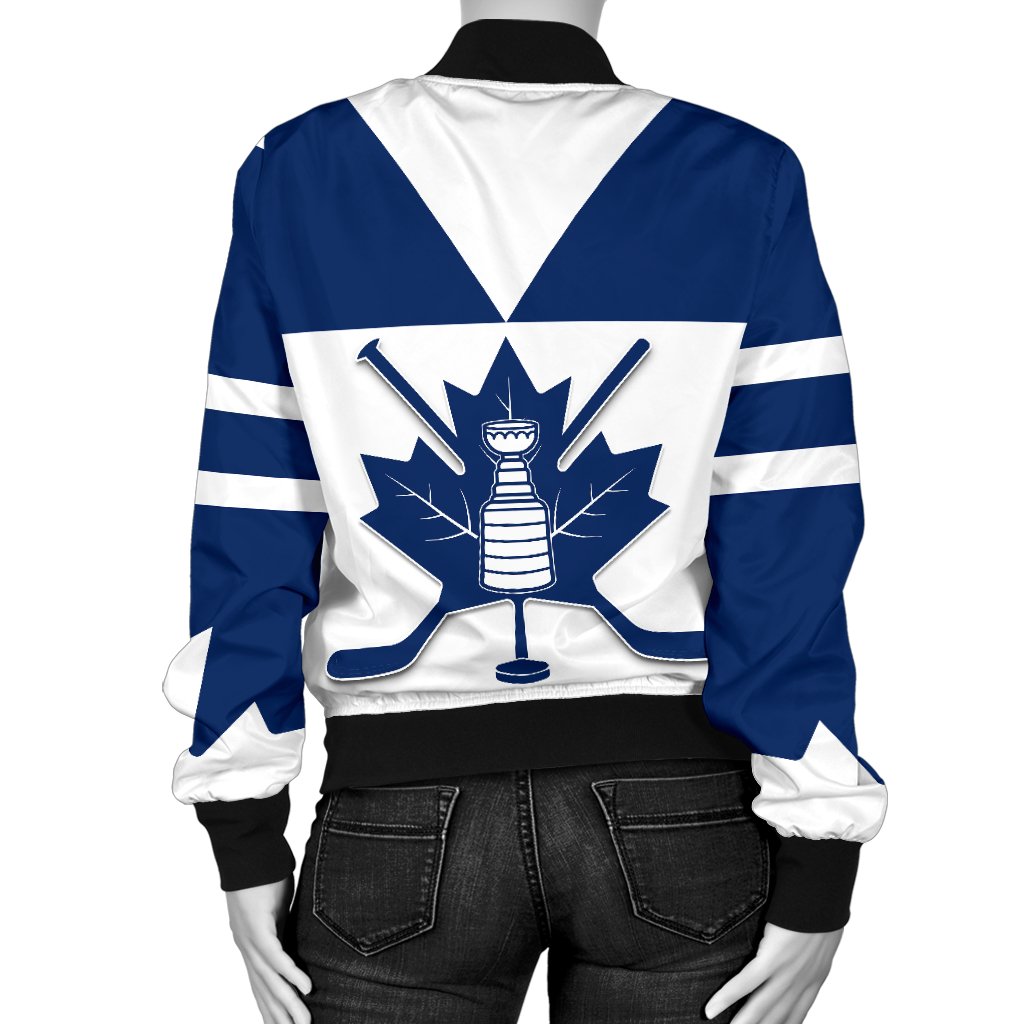 Canada Hockey Maple Leaf Champion Women Bomber Jacket