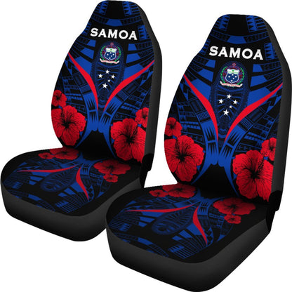 Samoa Car Seat Covers Samoa Coat Of Arms Hibiscus Polynesian Tattoo K9