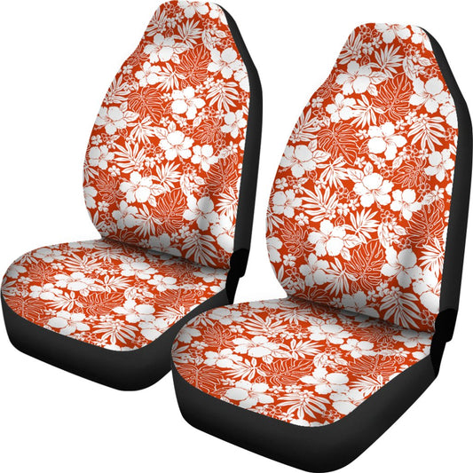 Hawaiian Hibiscus Flower Pattern Car Seat Cover