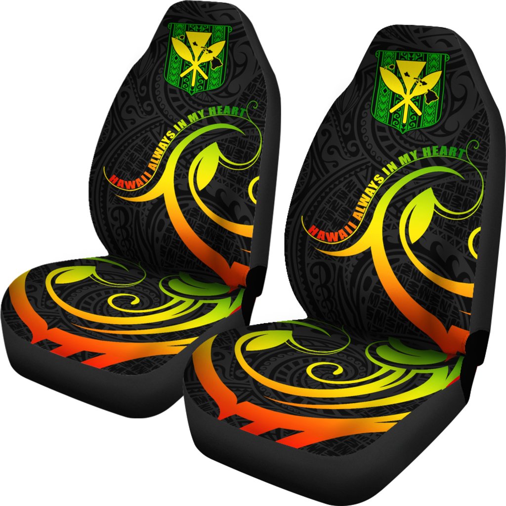 Hawaiian Kanaka Car Seat Covers Hawaii Always In My Heart AH