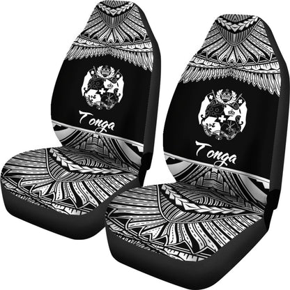 Tonga Polynesian Car Seat Covers Pride White Version