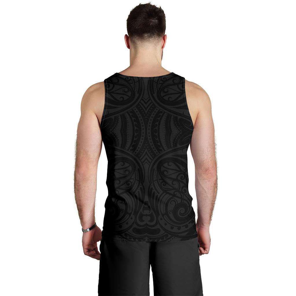 Samoa Tribal Maori Tattoo Roman Reigns Men Tank Top Gold
