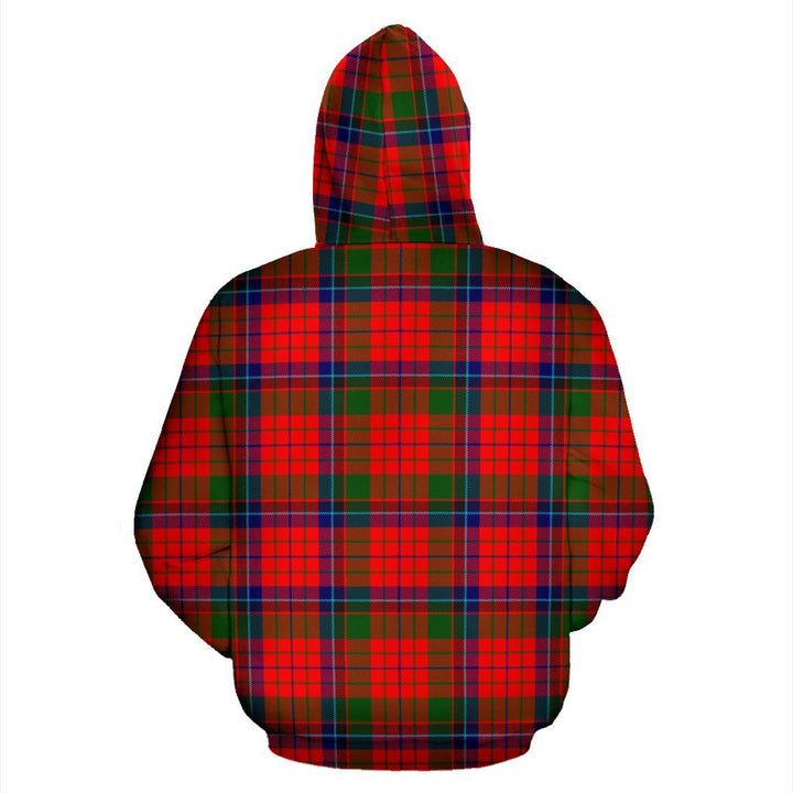 Printivon Nicolson Tartan Clan Badge Hoodie