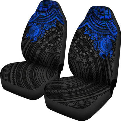 Cook Islands Car Seat Covers Cook Islands Flag Blue Turtle