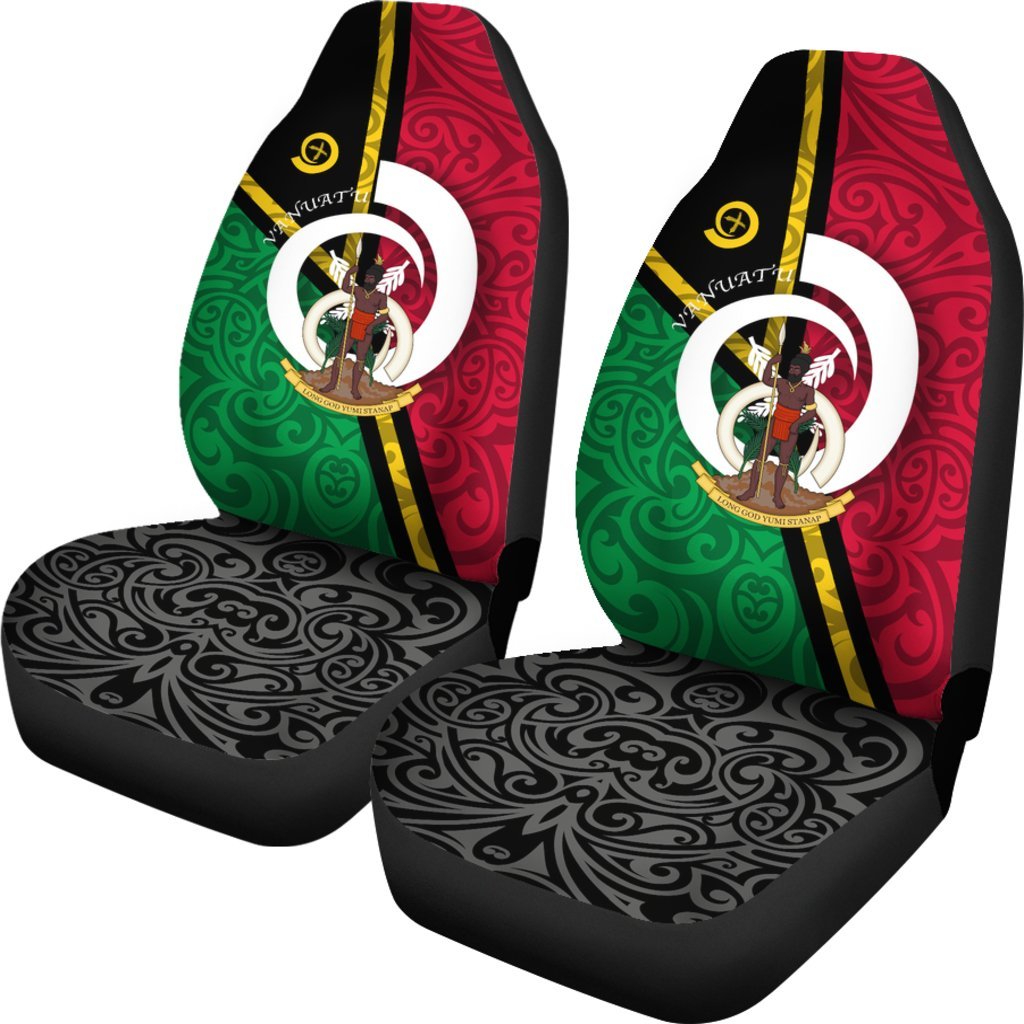 Vanuatu Car Seat Covers Vanuatu Coat Of Arms Design