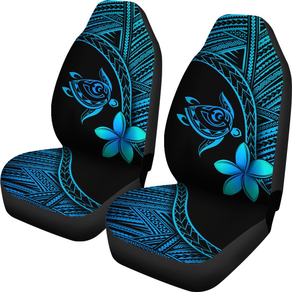 Hawaii Car Seat Covers Hawaii Turtle Plumeria Blue