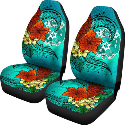 Tonga Car Seat Covers Tropical Flowers Style