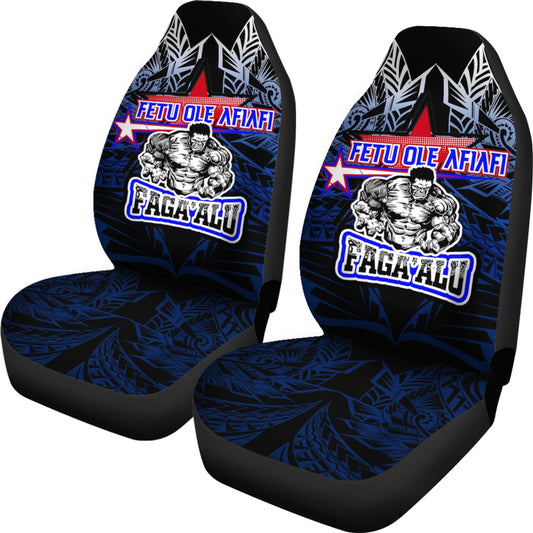 American Samoa Polynesian Car Seat Covers Fetu Ole Afiafi