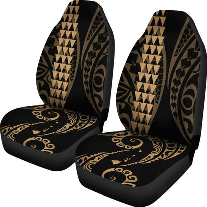 Hawaii Kakau Gold Polynesian Car Seat Covers
