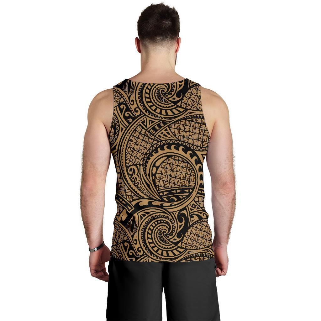 Polynesian Maori Lauhala Gold Hawaii Men's Tank Top