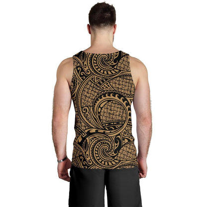 Polynesian Maori Lauhala Gold Hawaii Men's Tank Top
