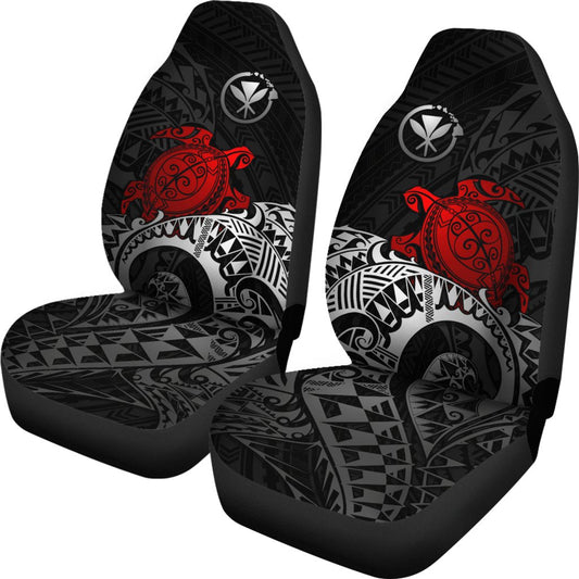 Hawaii Car Seat Covers Kanaka Maoli Polynesian Red Turtle